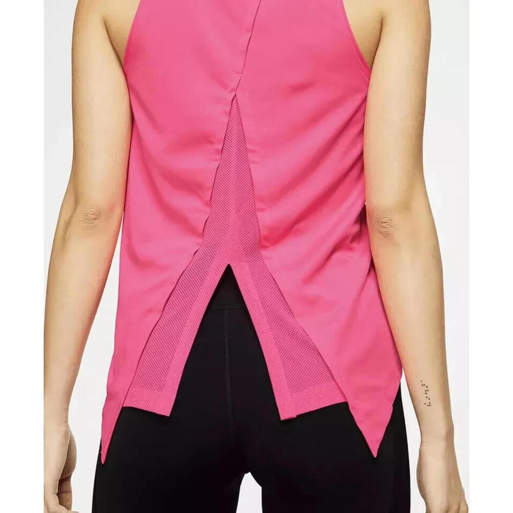 New Nike Women's Dri-fit Printed-Logo Racerback Running Tank Top, Size: XS - Picture 4 of 5